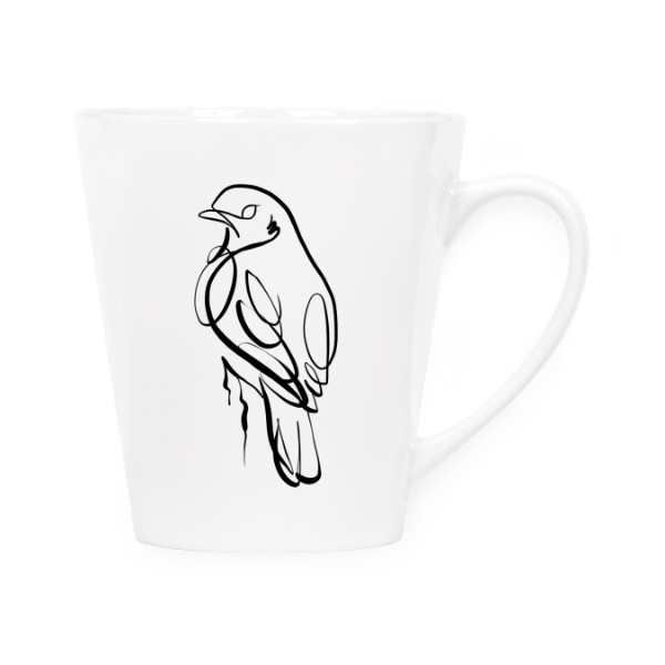 Hrnek kónický s potiskem Ptačí hrnek